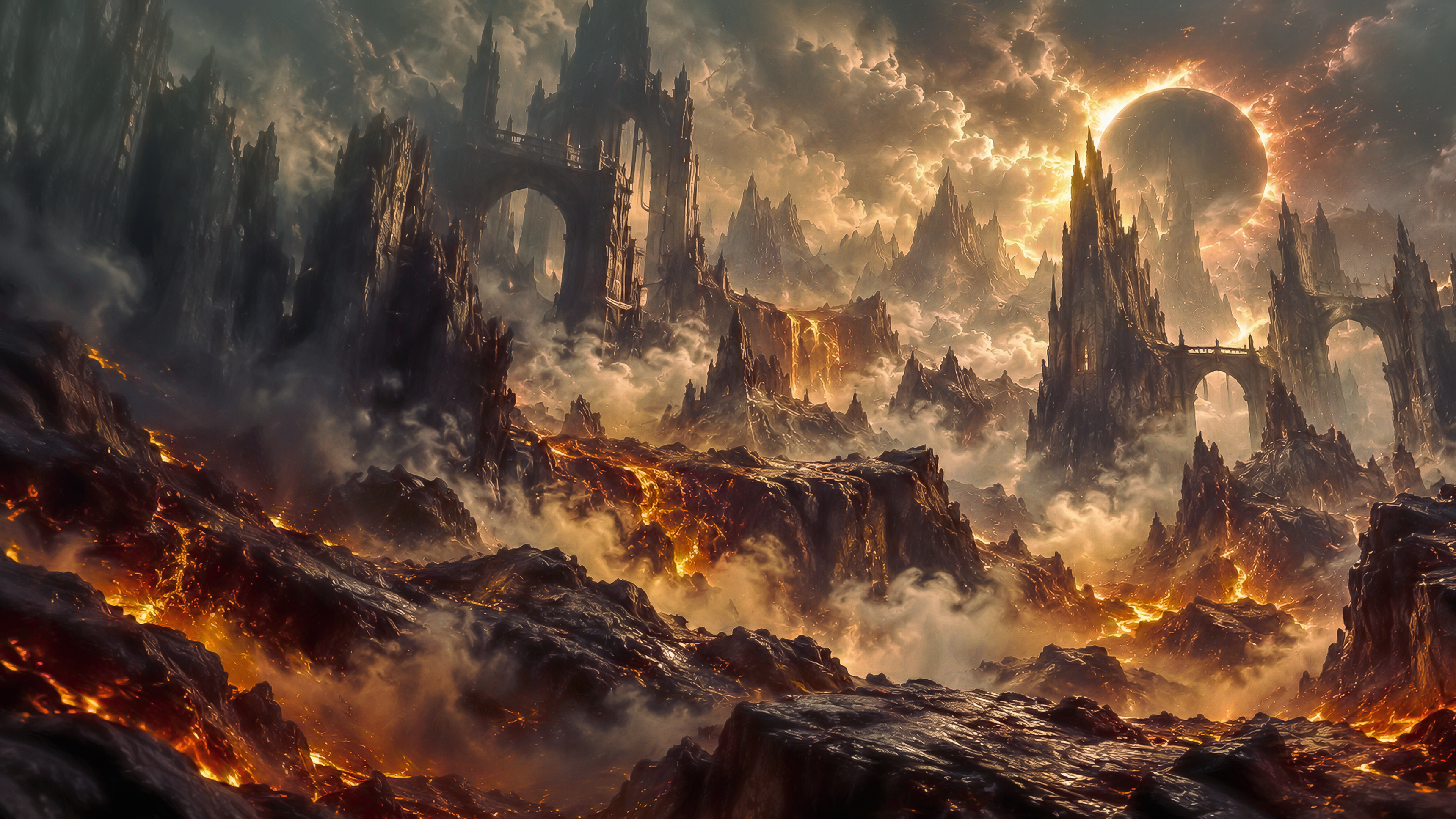 Paisaje volcánico de Kalimdor